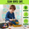 Little Vo Magnetic Tiles Set 180 PCS with 2 Cars