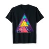 Triangle Abstract Geometric Art Design T-Shirt