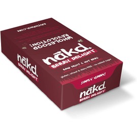 Raspberry Nākd. | Rohes Obst & Nussriegel | 100% natürliche Inhaltsstoffe | ohne Zuckerzusatz | vegan | 18 x 35 g | 630 g