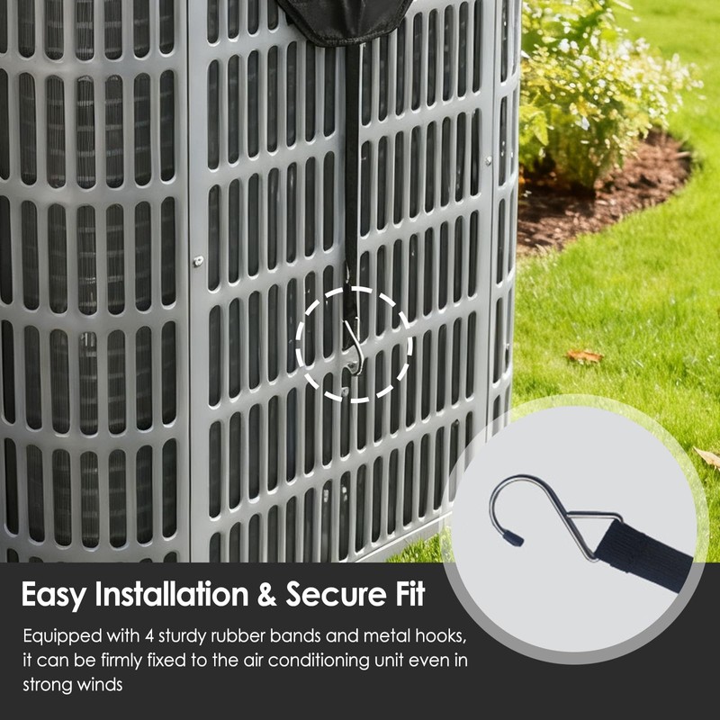 Air Conditioner Covers for Outside Winter, 36''x36'' Mesh and Oxford