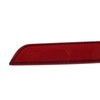 Rear Bumper Reflector Red High Visibility Professional ABS Plastic for