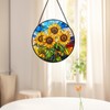 Xuoxeji Sunflower Stained Glass Ornaments, 20cm/7.87in Sunflower Kitchen Decor, Sunflower