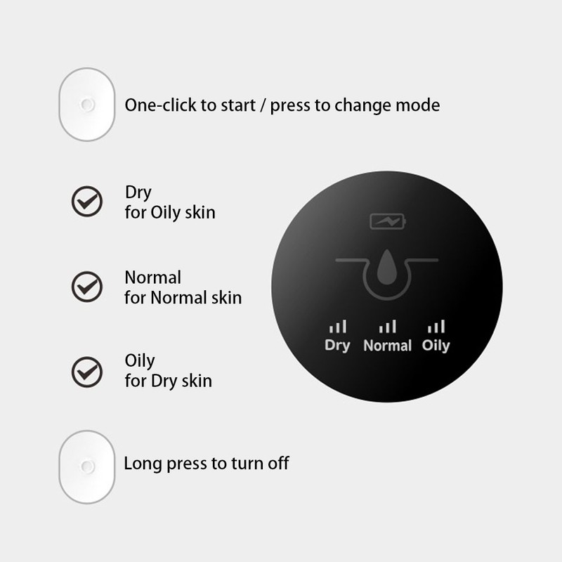 Electric Facial Pore Cleansing Remove Blackhead Acne Vacuum Suction Instrument