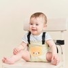 Rilakkuma Baby Chair Belt Hold Rilakkuma Face Patch (Navy)