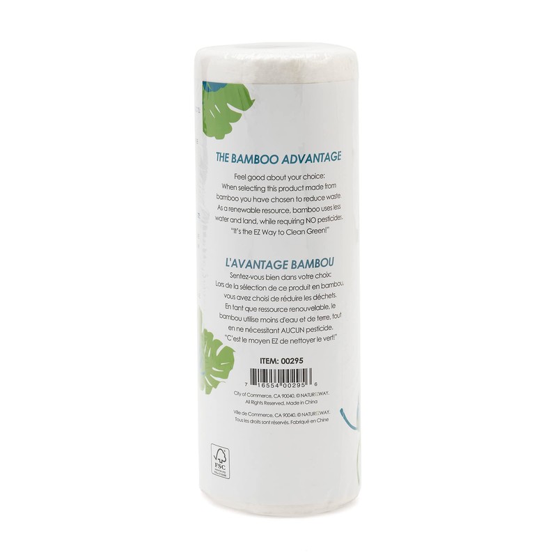 NatureZway Bamboo Perforated Towels Rayon Made from Bamboo, 25 Sheets