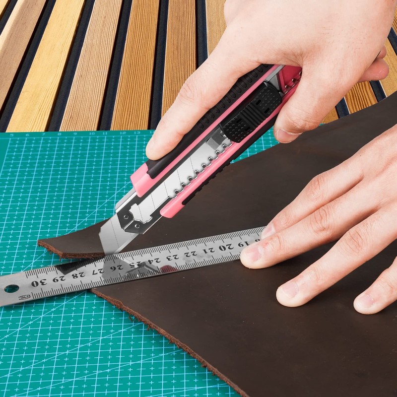 TIFICAL Box Cutter, Box Cutter Retractable Self Loading, Heavy Duty