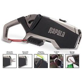 Rapala Fishermans Multi-Tool Black/Silver, One Size | Rapala