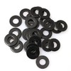 PZRT 40Pcs M4 Flat Washer Adjustment Hardware Fitting Accessories Metal