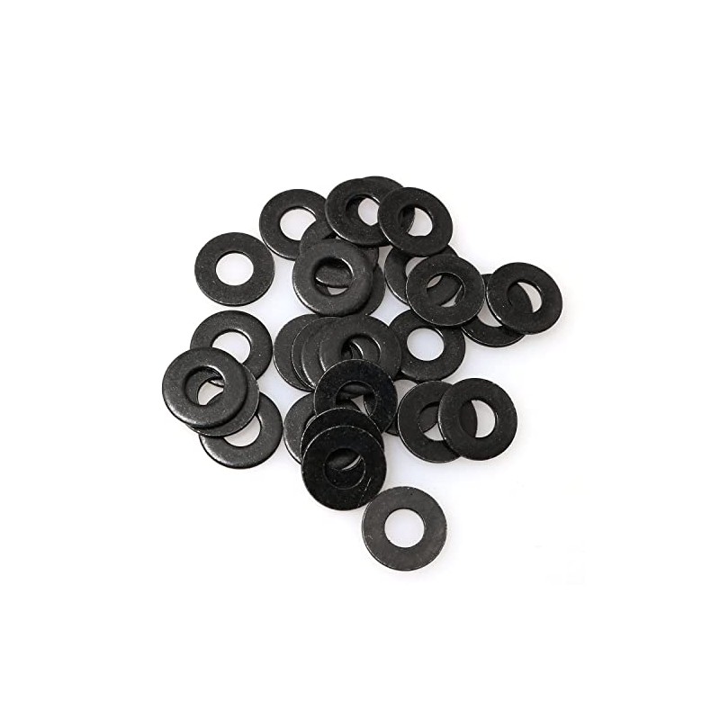 PZRT 40Pcs M4 Flat Washer Adjustment Hardware Fitting Accessories Metal