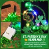 CAKURE Light Up St Patricks Day Headband LED Shamrock Ball