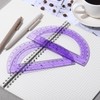 Zonon 2 Pcs 6 Inch Plastic Protractor Math Protractors 180