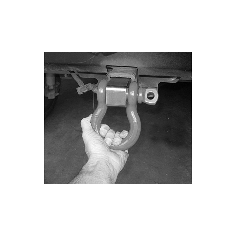 The Big One! MEGA Shackle Bracket with 1 inch Black
