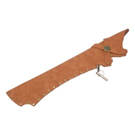 Archery Back Arrow Quiver Holder Waist Mounted PU Arrow Storage Bag for Recurve Bow Compound Pulley Bow Archery Equipment Brown