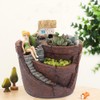 Plants Potted Resin Flower Pots Sweet House Fairy Garden Planter
