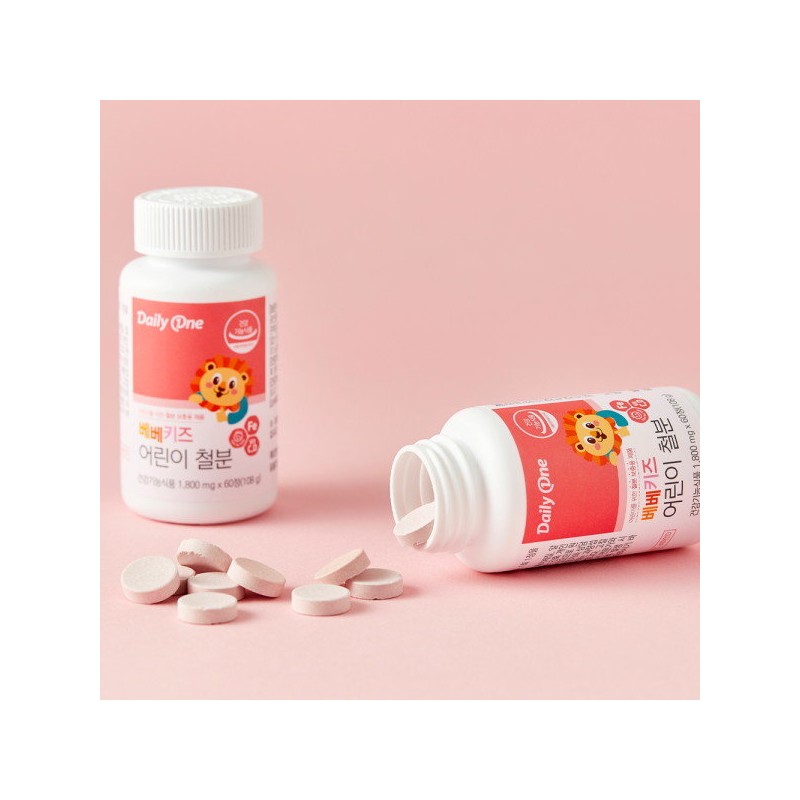 Daily One Bebe Kids Children's Iron 1,800mg / 데일리원 베베키즈