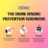 Nightcap - The Drink Spiking Prevention Scrunchie, Anti Spike Drink