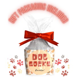 Cavertin Fuzzy Dog Socks with Gift Packaging, Dog Gifts for Women & Men, Funny Socks, Fluffy Dog Mom Gifts