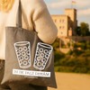In de Palz dehäm & Dubbeglas Cotton Bag - Pfalz
