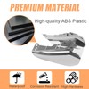 LOOBOR Mid Frame Air Deflector Heat Shields Deflector Replacement for
