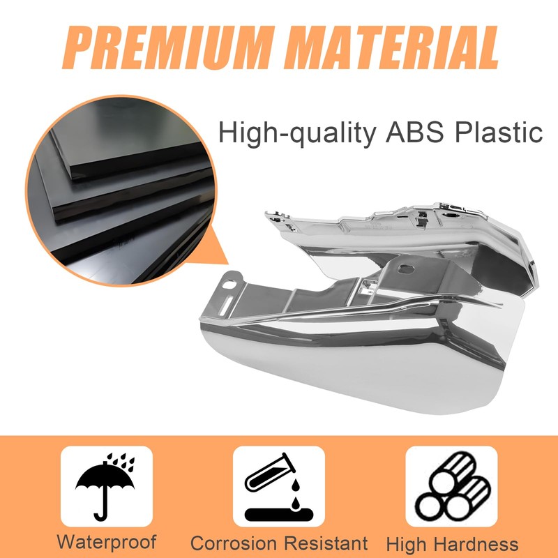 LOOBOR Mid Frame Air Deflector Heat Shields Deflector Replacement for