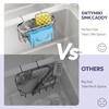 SWTYMIKI Sponge Holder for Kitchen Sink - Movable Kitchen Caddy