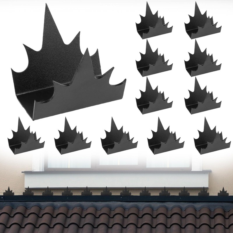 12Pcs Fence Wall Spike Metal Anti-Climb Fence Security Spike with