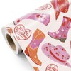 WRAPAHOLIC Cowgirl Birthday Wrapping Paper Roll - Mini Roll -