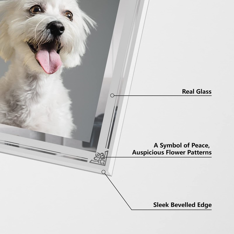 HORLIMER 2 Pack 5x7 Picture Frame, Glass Photo Frames 5