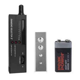 Hsthe Sea Thermal Conductivity Tester Diamond Pen, Portable Hardness Identifier, Diamond Hardness Pen with 30x LED Magnifier, Precision Jewelry Testing Tools for Gems and Diamonds