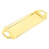 Rectangular Metal Tray Modern Elegant Decorative Light Luxury Serving Tray