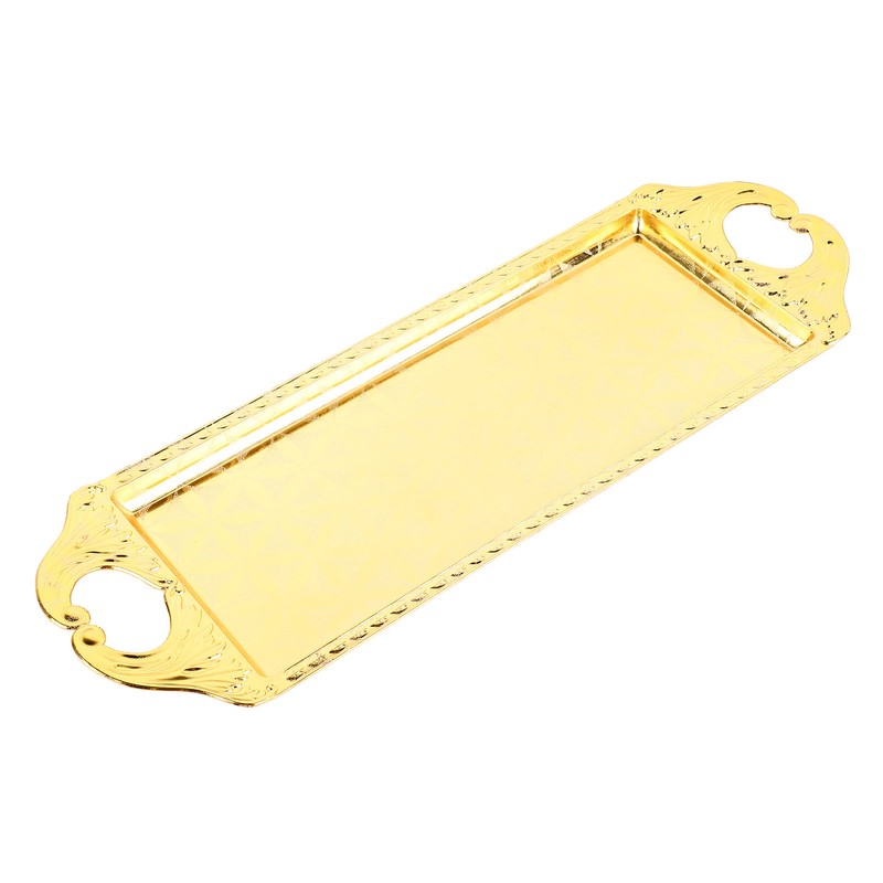 Rectangular Metal Tray Modern Elegant Decorative Light Luxury Serving Tray