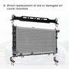 X AUTOHAUX Car Oil Cooler Mounting Bracket Oil Cooler Replacement