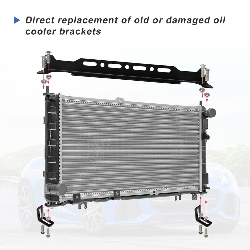 X AUTOHAUX Car Oil Cooler Mounting Bracket Oil Cooler Replacement