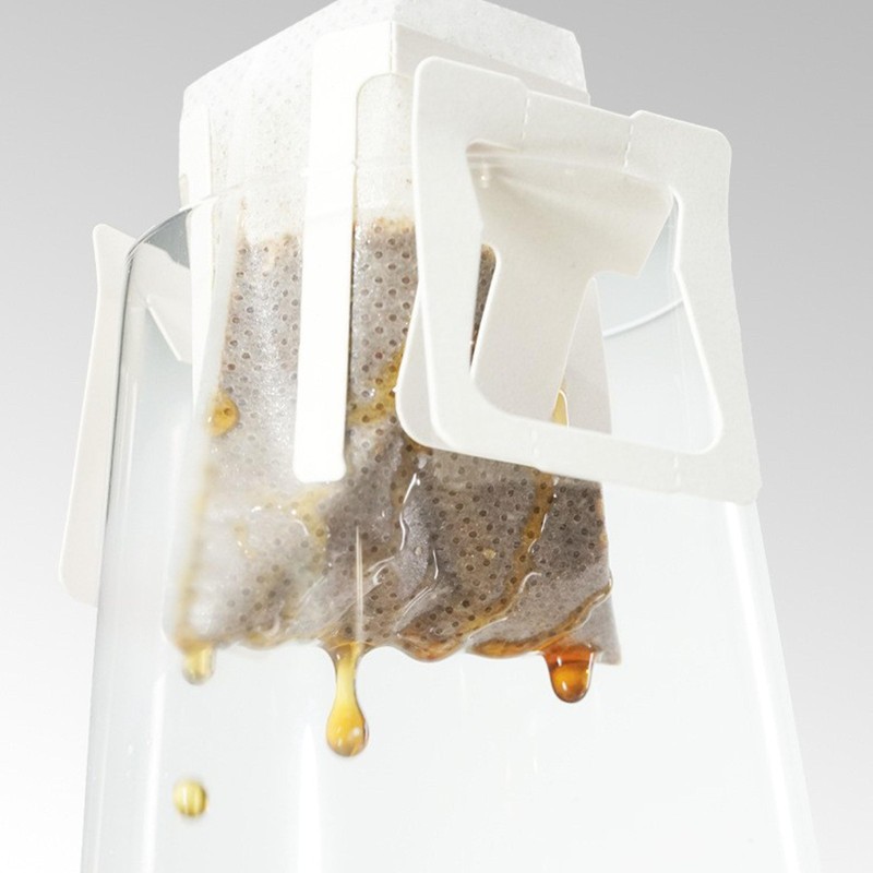 SZLYTYUN 50PCS Portable Coffee Filter Paper Hanging Ear Drip Coffee