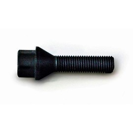 H&R B1254001 Wheel Bolt Taper-Head M12x1.50-Length 40mm-Black