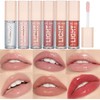 6 Piezas Lip Oil Tint Gloss Labial Permanente Rojo Labiales