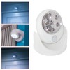 Motion Activated Cordless Light 7 LEDs in White Porches Decks