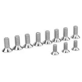 ODO LUCK Replacement 11PCS Screws Set for Fanatec V3 V2 V1 Pedals, Pedals Screws Accessory (Silver)