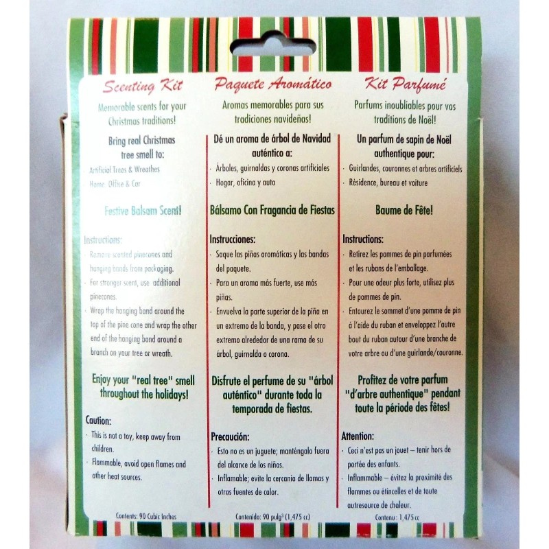 Winter Woods Holiday Scenting Kit Pine Cone Ornaments to Scent