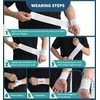 HiRui 2-Pack High-Elastic Wrist Support Straps Wrist Compression Bandage -