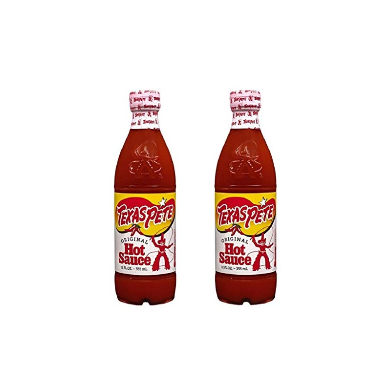 Texas Pete Original Hot Sauce, 12 oz (Pack of 4)