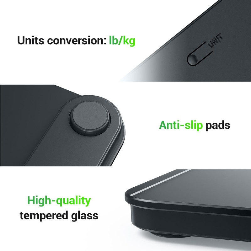 Ovutek Bathroom Scale for Body Weight, Highly Accurate Digital Weighing