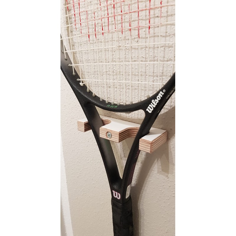 Clipboart® 360° Tennis Racket Wall Mount Holder Wall Mount Tennis