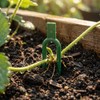 120 Pcs Strawberry Plant Support Pins, Plastic U-Shaped Garden Anchor