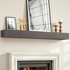 Fireplace Mantel 72 Inch,Handcrafted Solid Ash Veneer Over Engineered Wood,Wall
