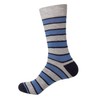 HHX YONLEE Gift Boxed Men's Dress Socks Blue Striped Design