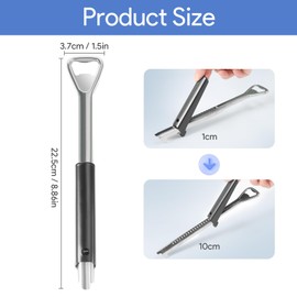 2 Adjustable Bottle Opener, Stainless Steel Can Opener, Jar Opener, Manual Lid Opener, Can Opener & Lid Opener, Adjustable Can Opener, Multifunctional Lid Opener for Seniors Weak Hands