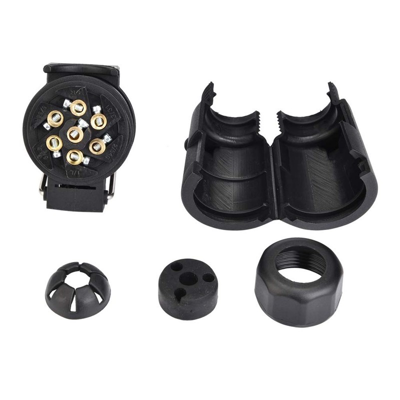 Coupling Socket 7-Pin Female 7-Pin Conector 7-Pin Hotrailer Connector, 7-Pin