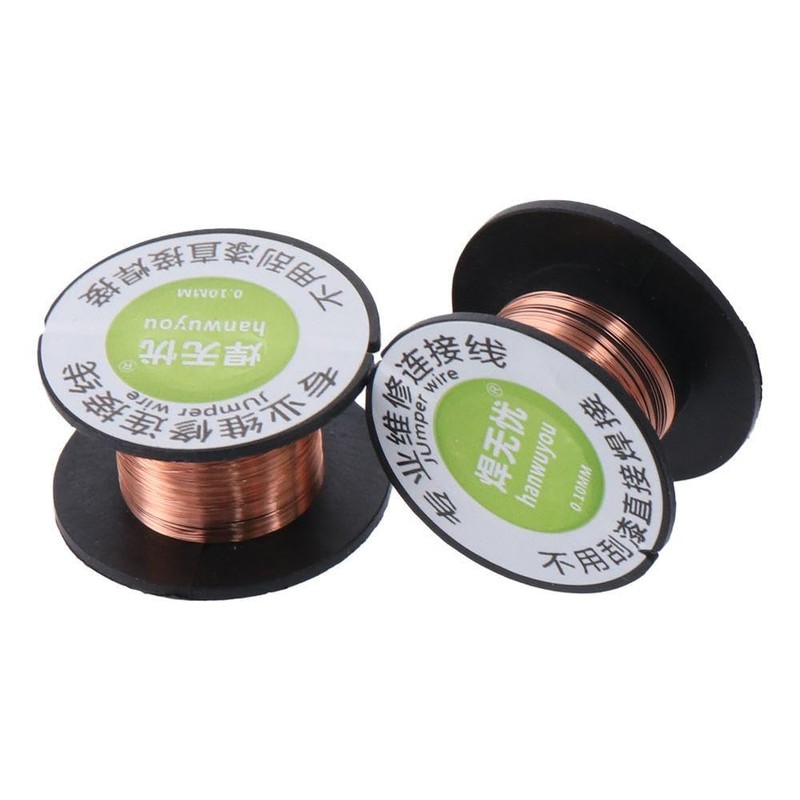 Fudeshe Enameled Copper Wire 5pcs 0.1mm Thickness Magnet Winding Wire