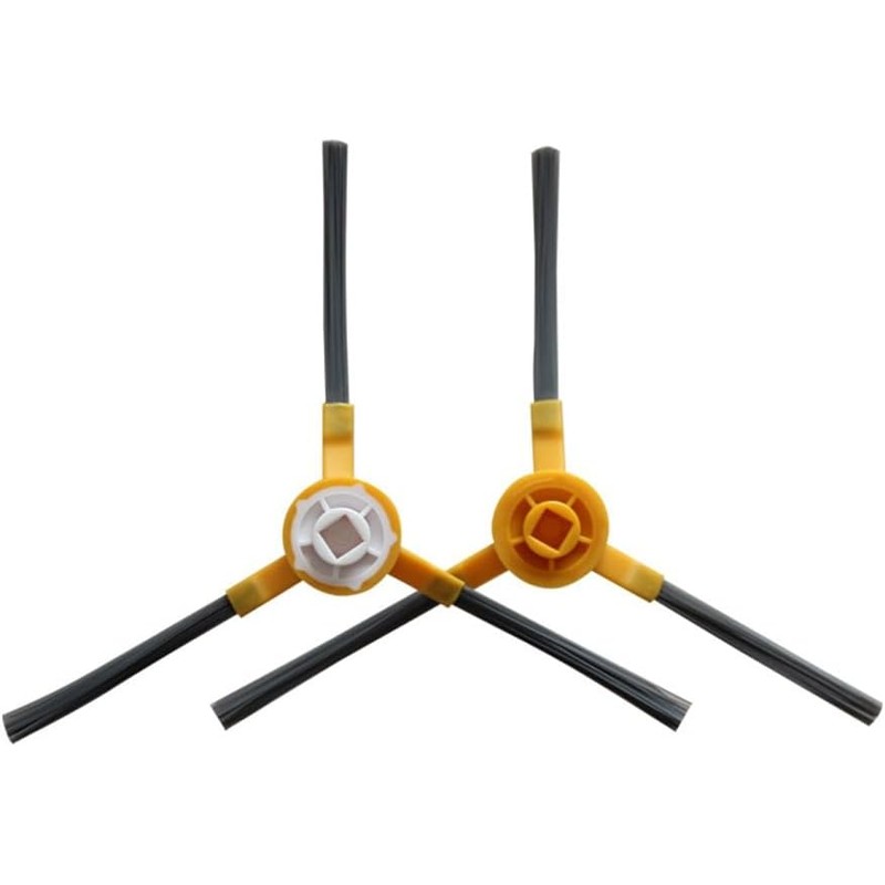 Cepillos laterales de repuesto para aspiradora robot, nailon, paquete de